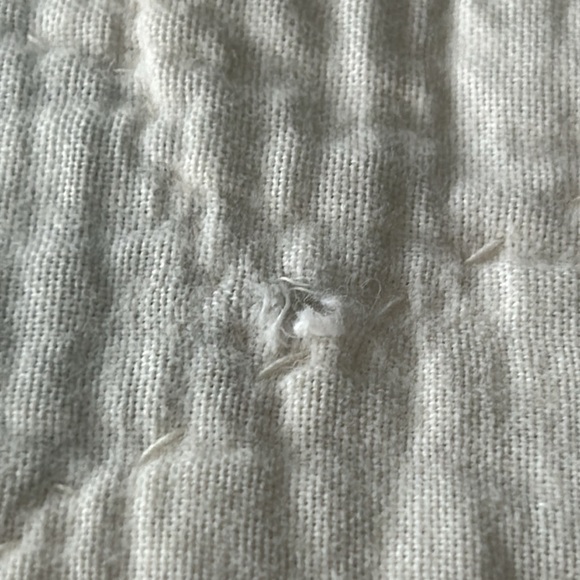 Vintage Nursery Baby Quilt Featuring Bear Cat Dog And Rabbit Rocking Horse Trim - Picture 8 of 16